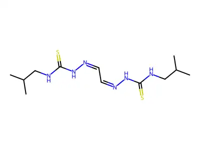 1-(2-methylpropyl)-3-[(Z)-[(2Z)-2-(2-methylpropylcarbamothio structure