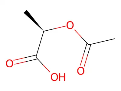 (R)-(+)-2-Acetoxypropionic Acid structure