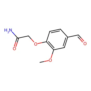 2-(4-Formyl-2-methoxyphenoxy)acetamide structure
