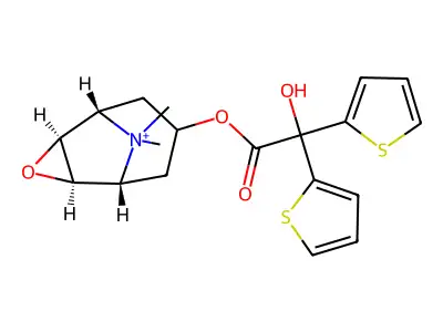 噻托溴铵 structure