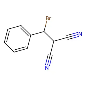 α-苄基-α-溴代丙二腈 structure