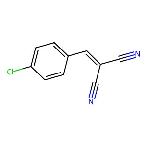 4-氯亚苄基丙二腈 structure