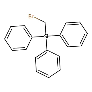 (Bromomethyl)(triphenyl)silane structure