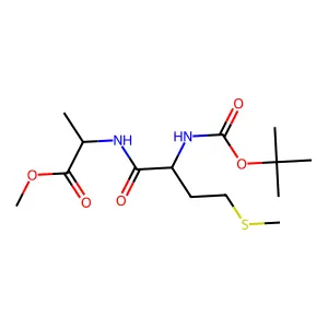 BOC-MET-ALA-OME structure