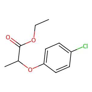2-(4-Chlorophenoxy)propionic acid ethyl ester structure