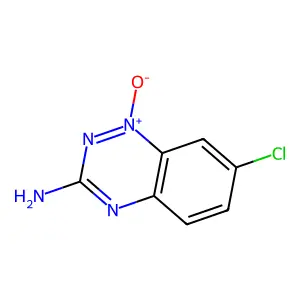 7-chloro-1-hydroxy-7H-1,2,4-benzotriazin-3-amine structure