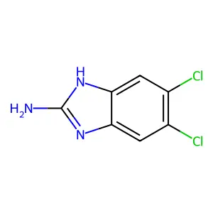 2-Amino-5,6-dichlorobenzimidazole structure