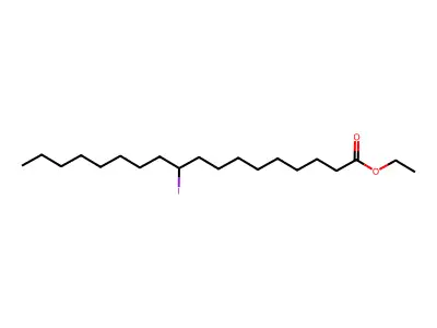 9(或10)-碘十八烷酸乙酯 structure