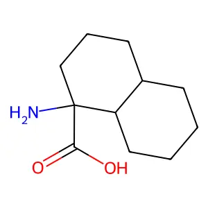 1-Aminodecahydronaphthalene-1-carboxylic acid structure