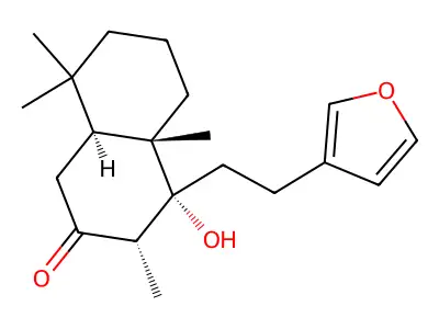 hispanolone [M+H]+ structure
