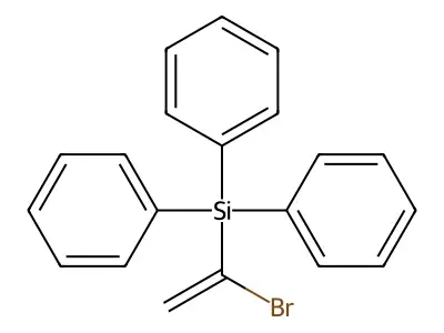 (1-Bromoethenyl)(triphenyl)silane structure