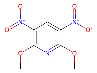 2,6-Dimethoxy-3,5-dinitropyridine structure
