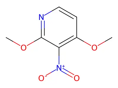 2,4-Dimethoxy-3-nitropyridine structure