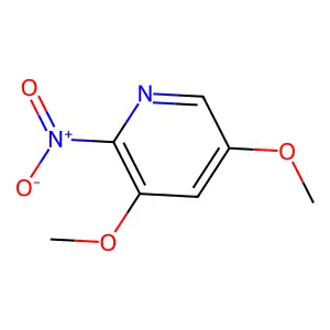 3,5-Dimethoxy-2-nitropyridine structure