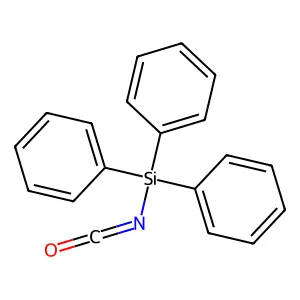 Isocyanato(triphenyl)silane structure