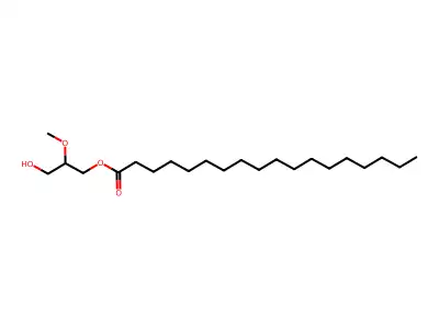 1-O-octadecyl-2-O-methylglycerol structure