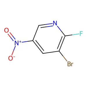 3-Bromo-2-fluoro-5-nitropyridine structure