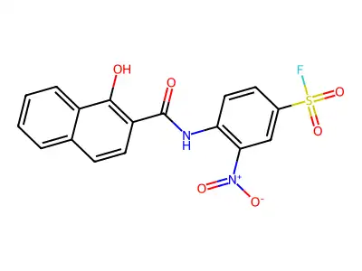 12-((4-methyl-1-piperazinyl)acetyl)-12H-benzo[b]phenothiazine structure