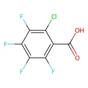2-氯-3,4,5,6-四氟苯甲酸 structure