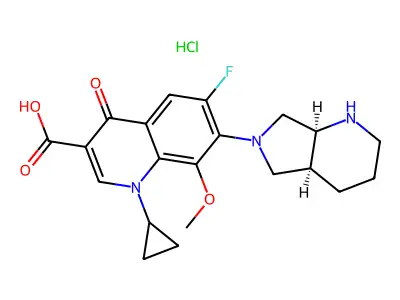 Moxifloxacin Hydrochloride structure