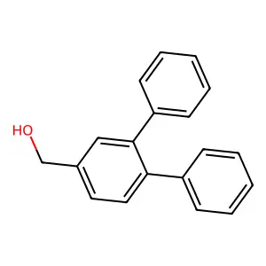 (3,4-Diphenylphenyl)methanol structure