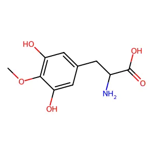 4-Methoxy-3,5-dihydroxy-DL-phenylalanine structure
