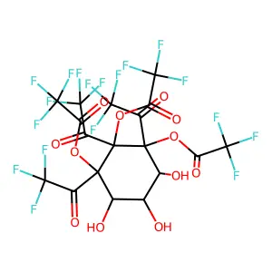 Hexakis(trifluoroacetyl)inositol structure