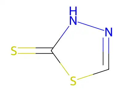 1,3,4-Thiadiazole-2-thiol structure