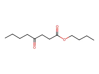 Octanoic acid, 4-oxo-, butyl ester structure