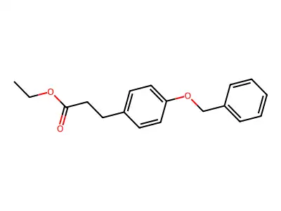 Ethyl 3-[4-(benzyloxy)phenyl]propanoate structure