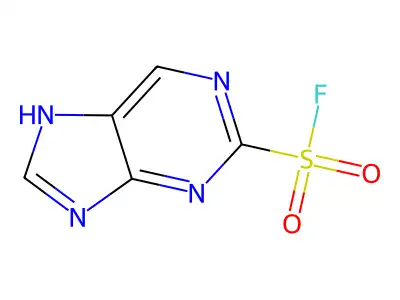 7H-purine-2-sulfonyl Fluoride structure
