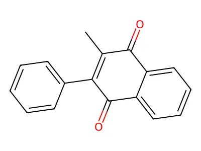 2-Methyl-3-phenylnaphthoquinone structure