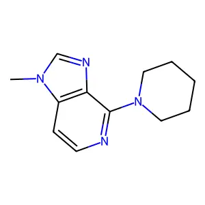 1-methyl-4-(1-piperidinyl)-1H-Imidazo[4,5-c]pyridine structure
