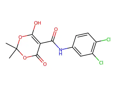 5-[(3,4-Dichloroanilino)(hydroxy)methylene]-2,2-dimethyl-1,3-dioxane-4,6-dione structure