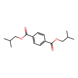 对苯二甲酸二异丁酯 structure