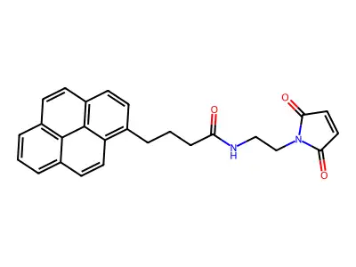N-(1-pyrenyl)maleimide structure