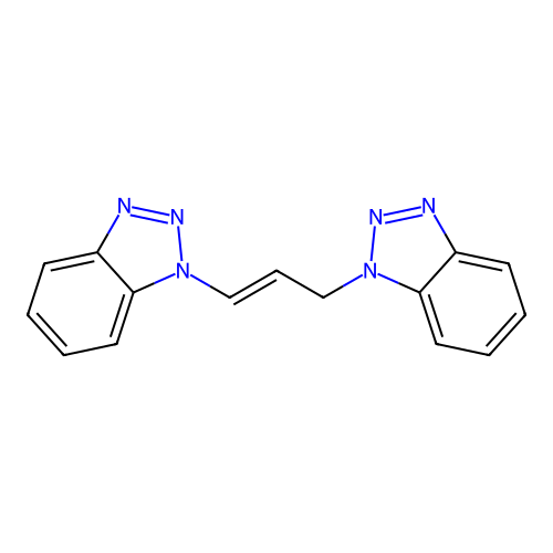 1-[(2E)-3-(1H-1,2,3-Benzotriazol-1-yl)prop-2-en-1-yl]-1H-1,2,3-benzotriazole structure