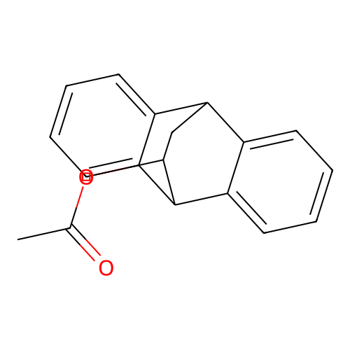 9,10-Dihydro-9,10-ethanoanthracen-11-yl acetate structure