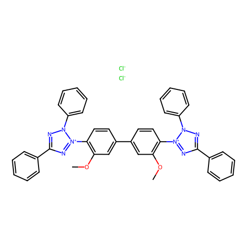 Tetrazolium blue structure