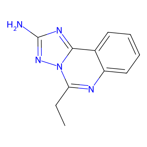 5-Ethyl[1,2,4]triazolo[1,5-c]quinazolin-2-amine structure