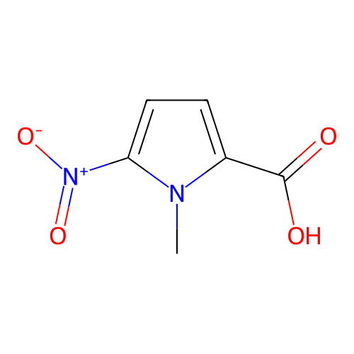 1-Methyl-5-nitro-1H-pyrrole-2-carboxylic acid structure