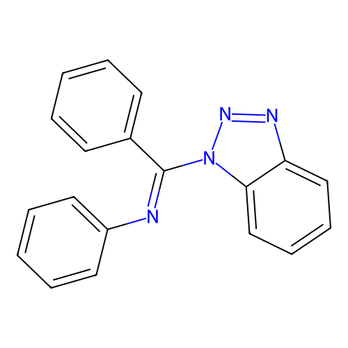 1-(benzotriazol-1-yl)-N,1-diphenylmethanimine structure