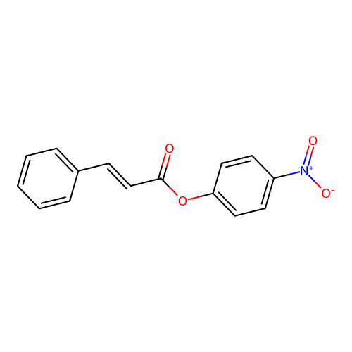 4-Nitrophenyl cinnamate structure