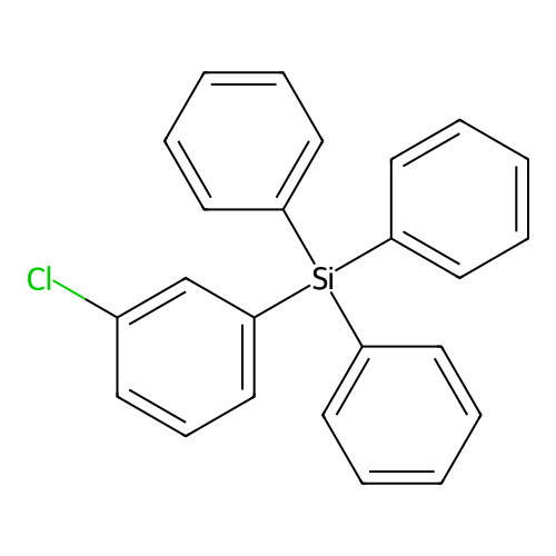 (3-Chlorophenyl)triphenylsilane structure