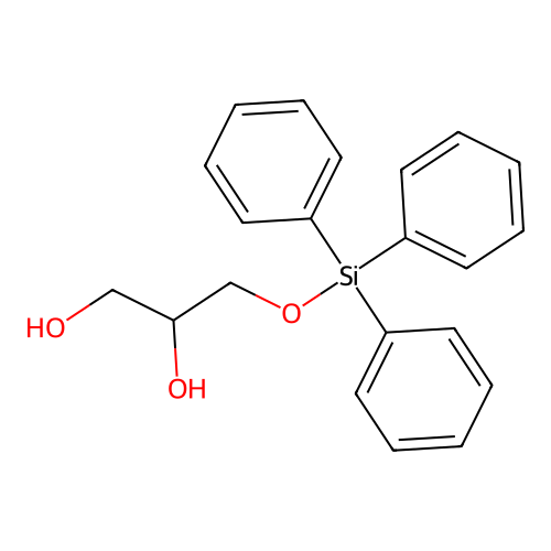 3-(Triphenylsilyloxy)-1,2-propanediol structure