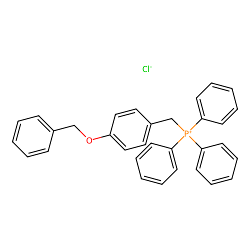 [4-(Benzyloxy)benzyl](triphenyl)phosphonium chloride structure