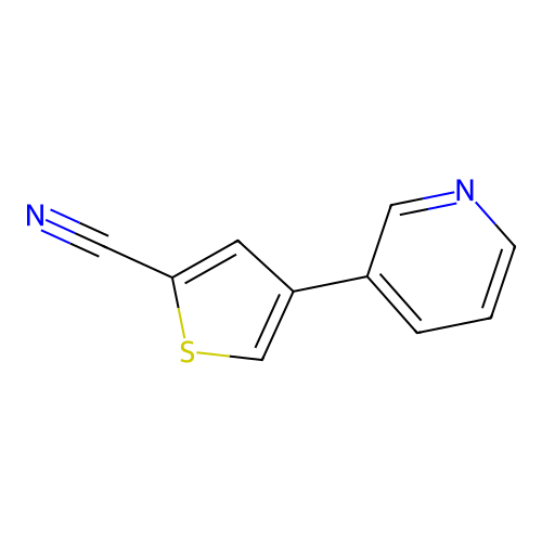 4-Pyridin-3-ylthiophene-2-carbonitrile structure