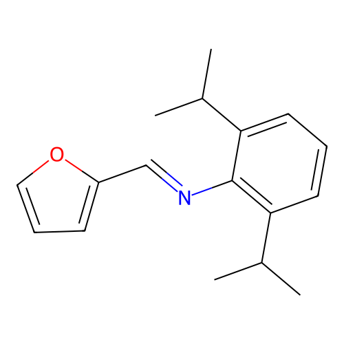 N-Furfurylidene-2,6-diisopropylaniline structure
