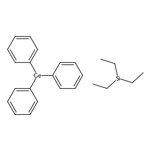 Triethyl(triphenylgermyl)silane structure