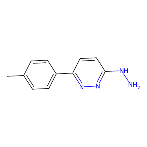 3-Hydrazino-6-(4-methylphenyl)pyridazine structure